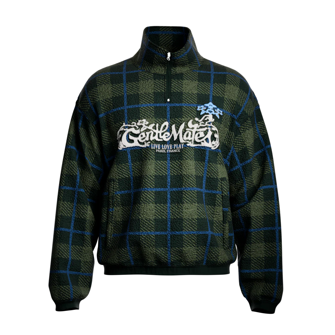 Polaire Sherpa Live Love Play Verte