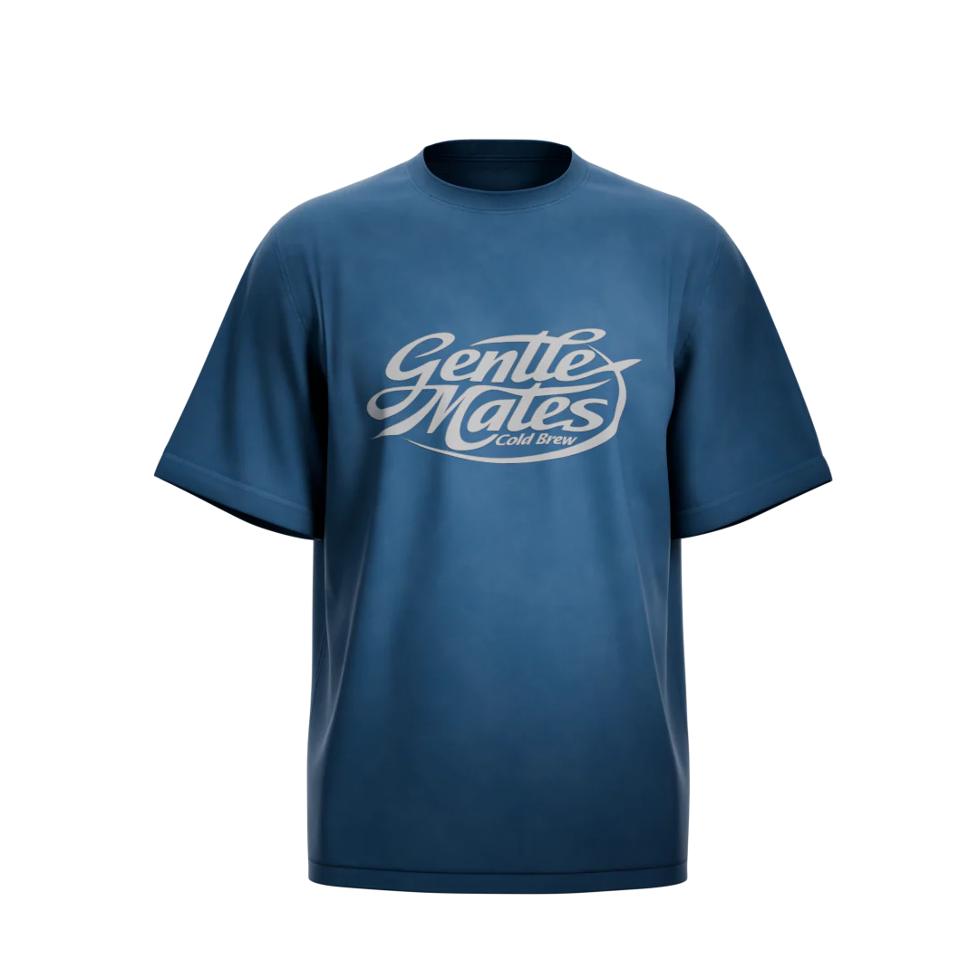 T-shirt Cold Brew Bleu